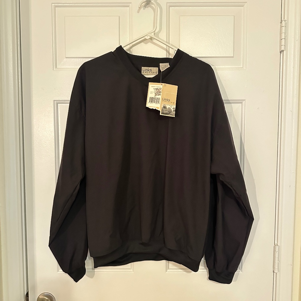 BNWT Vintage Links Edition Golf Pullover V-neck Windbreaker - Men's Medium